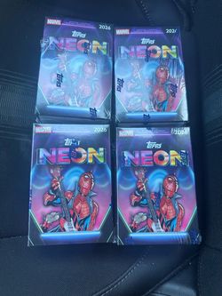 2026 TOPPS NEON MARVEL VALUE BLASTER BOX (35 Cards) Brand New sealed 4 available