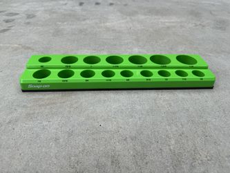 Snap On Tools SAE Socket Tray Magnetic Organizer 1/2” Drive Snap-On  Also have full sets and singles of these in different colors and both metric and 