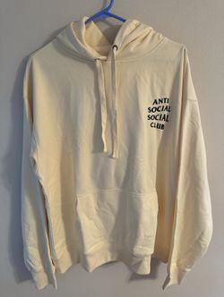 Anti Social Social Club Quivering Liquids Embroidered Hoodie Size Large