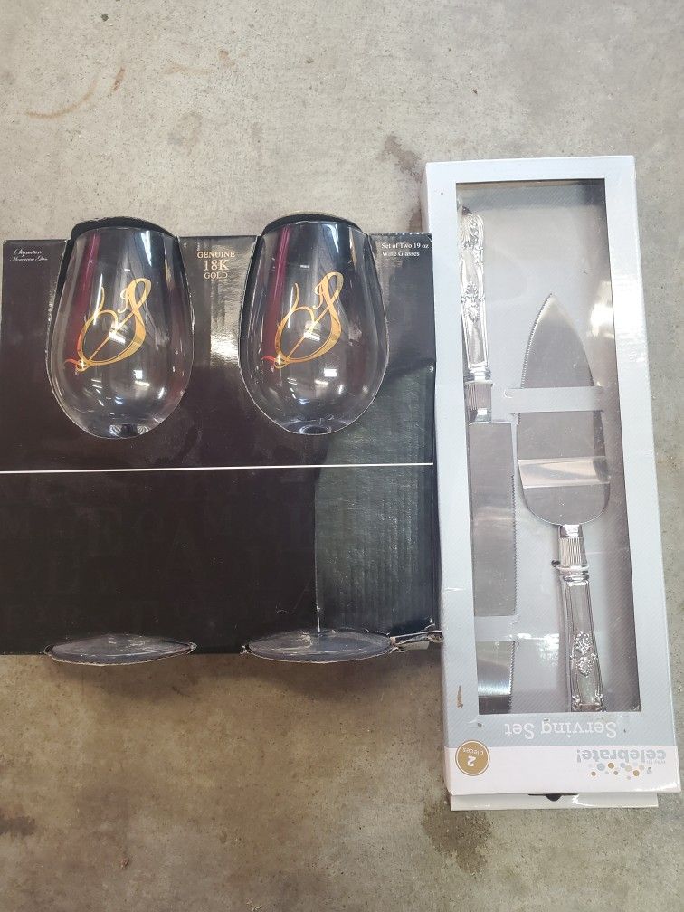 Wedding Glasses Silverware