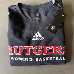 Adidas Rutgers Women’s Basketball T-Shirt L