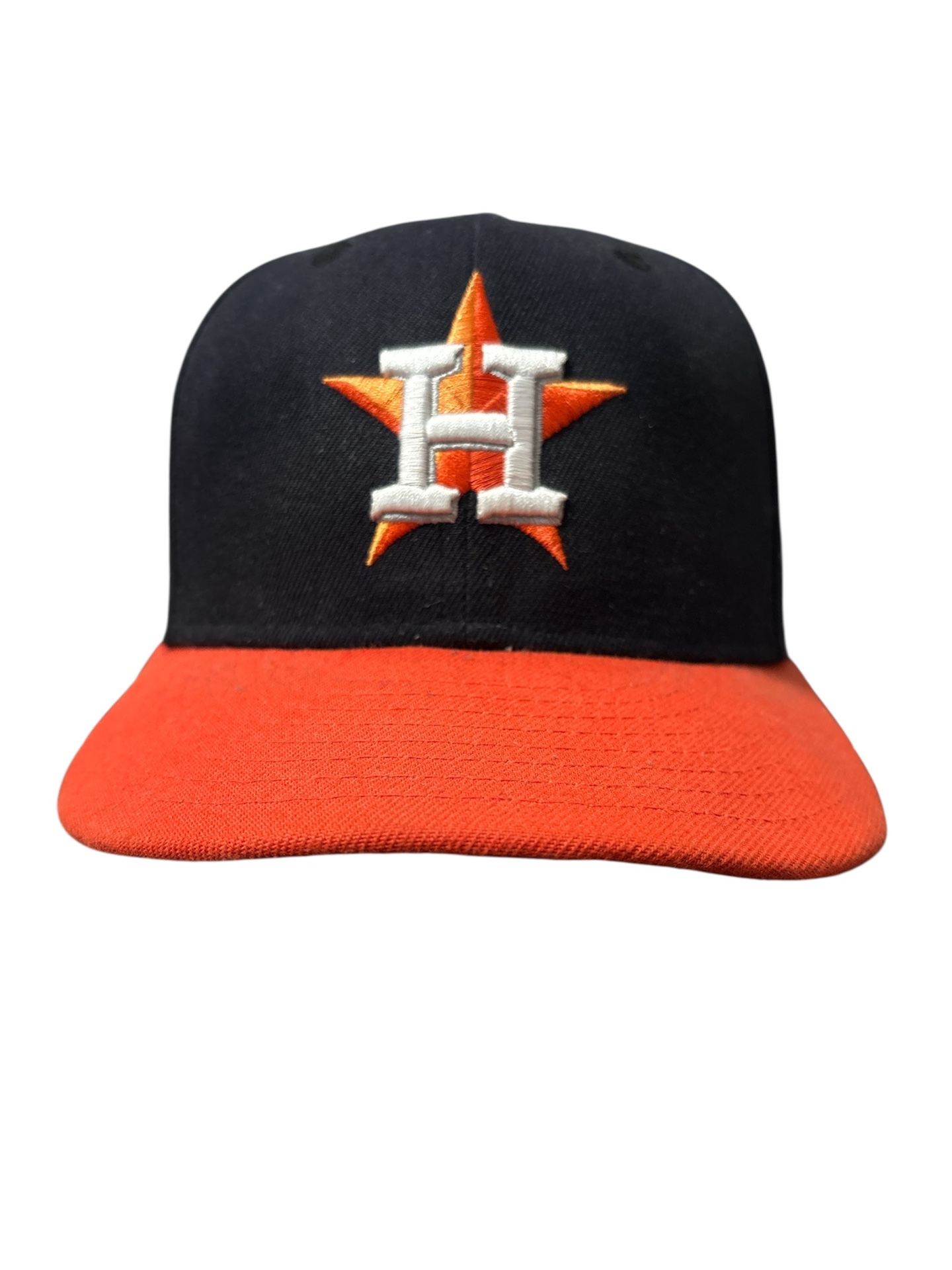 Men's Houston Astros New Era Navy/Orange Road Authentic Collection On Field 59FIFTY Performance Fitted Hat