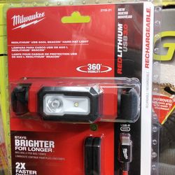 MILWAUKEE REDLITHIUM USB 600L BEACON HARD HAT LIGHT RECHARGEABLE