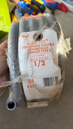 AFC Amer-Tite 1/2" Liquidtight Flexible Conduit 25 Ft