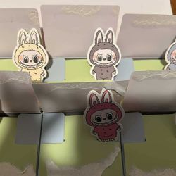 Labubu The monster tasty macaron opened box Set