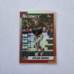 2025 Dylan Crews Topps Rookie Card
