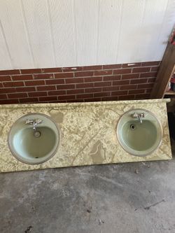 Bathroom vanity countertop