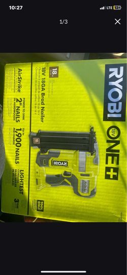 Ryobi 18V 18GA AirStrike Brad Nailer