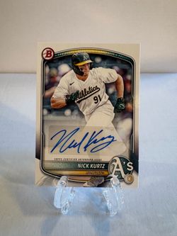 2025 Bowman - Nick Kurtz #BPA-NK Prospect Autograph (RC)