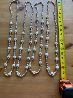 Lot of 4 Locally Produced Seashell Necklaces