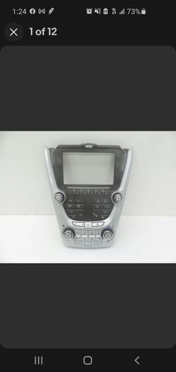 GMC TERRAIN SLE RADIO INTERFACE WITH A/C AND NAVIGATION CONTROLS