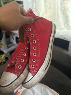 Red Converse 8 Men /10 Women’s