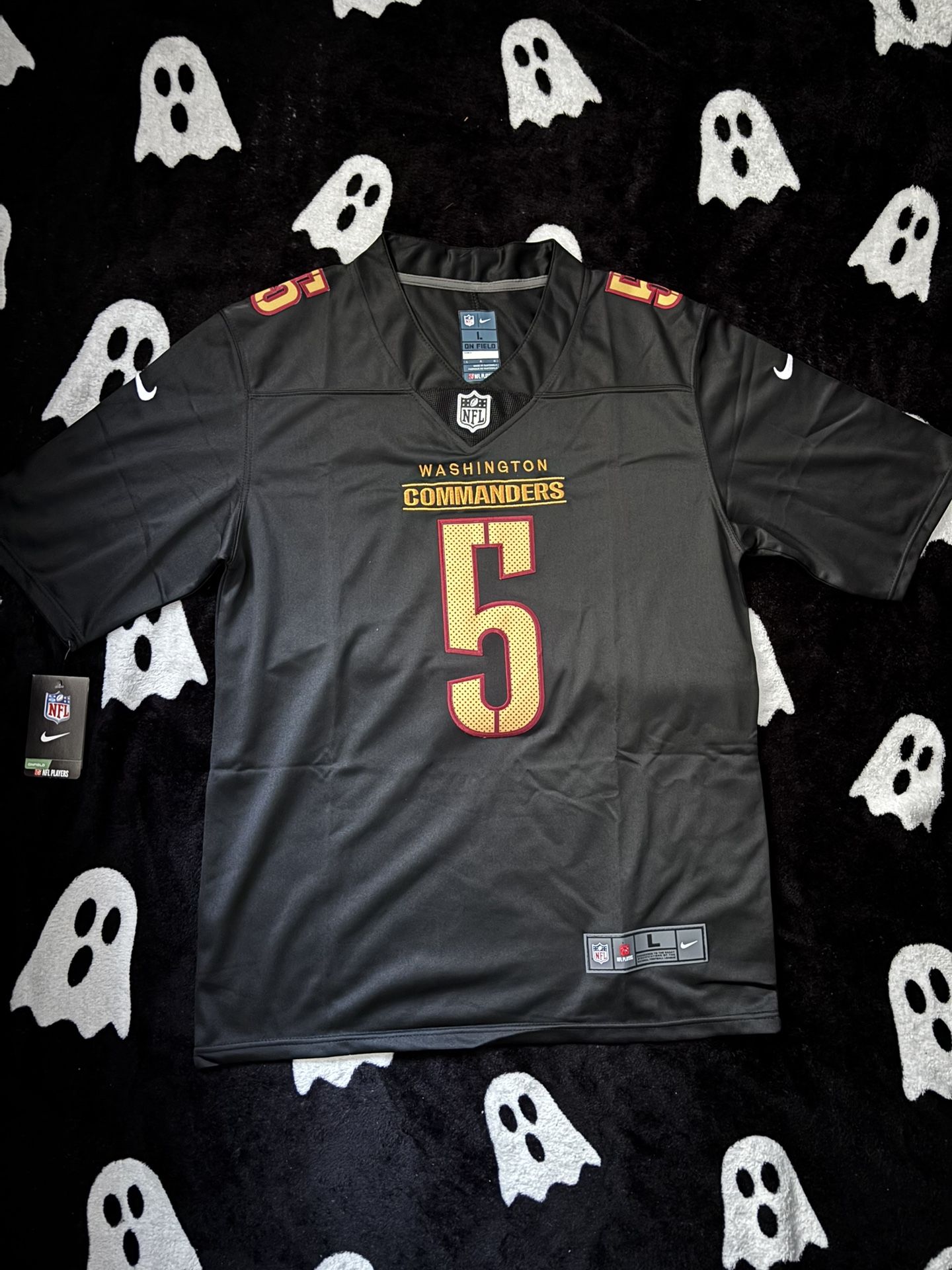 Washington Commanders Jayden Daniels Jersey Size L
