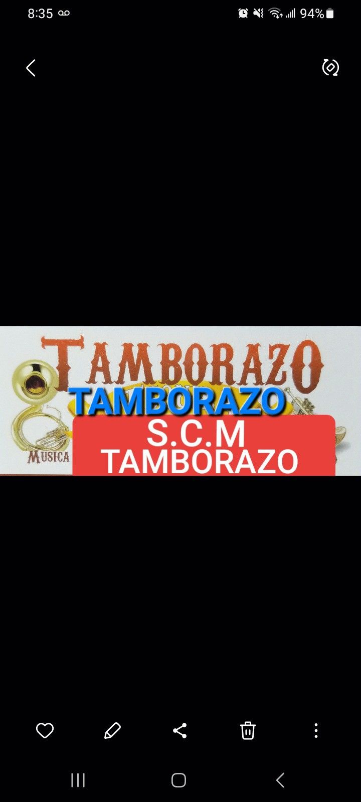 Tamborazo Banda Scm