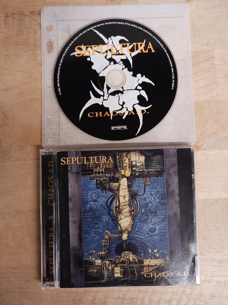 SEPULTURA    chaos  a. d.      REMASTER 