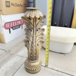 Decorative Pillar Candle Holder For Sale!