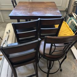 High Top Kitchen Table With 6 Chairs 