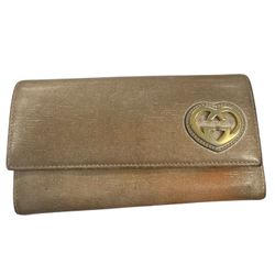 Gucci Authentic Pale Vintage Long Wallet 