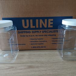 Mid size plastic storage containers (36 total) Uline