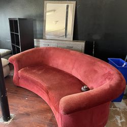 Half circle loveseat