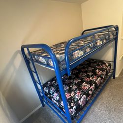 Free Twin Bed W/ Mattresses 