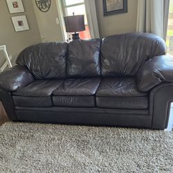 Leather Sofa & Love Seat