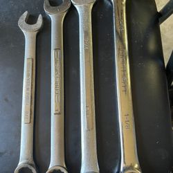 Craftsman and Northem, Forget 7/8 wrench set; 1 ; 1 1/16; 1 1/8