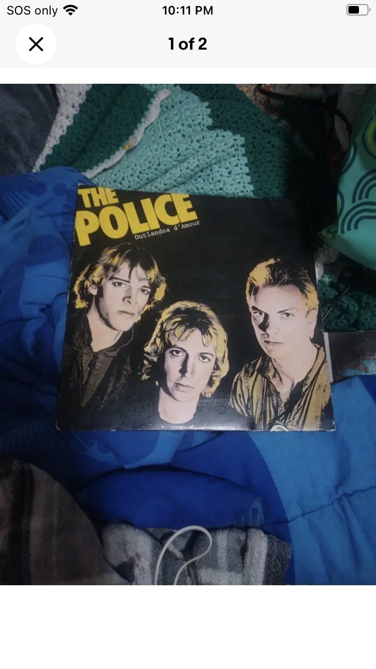 The Police - Outlandos d'Amour SP-4(contact info removed) Vinyl Record - Rare Yellow Cover