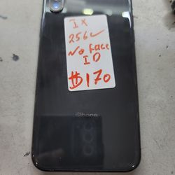 Iphone X 256gb, Unlocked,  No Face ID 