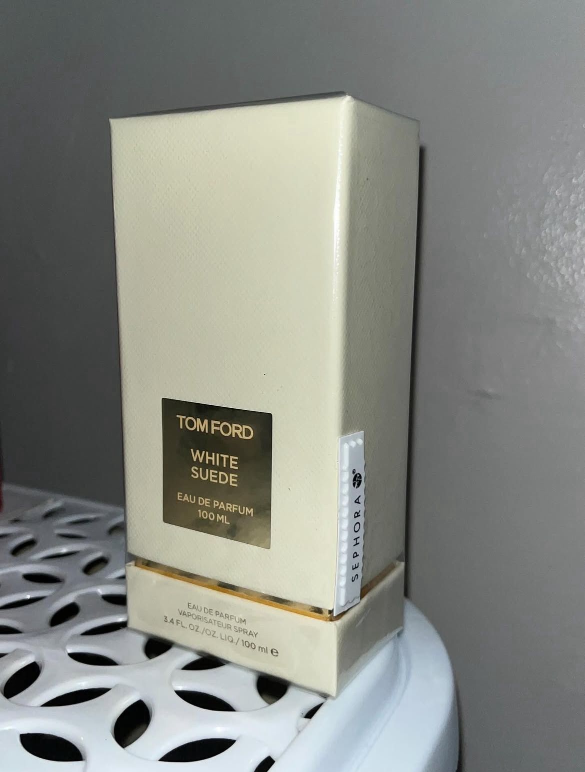 Tom Ford White Suede