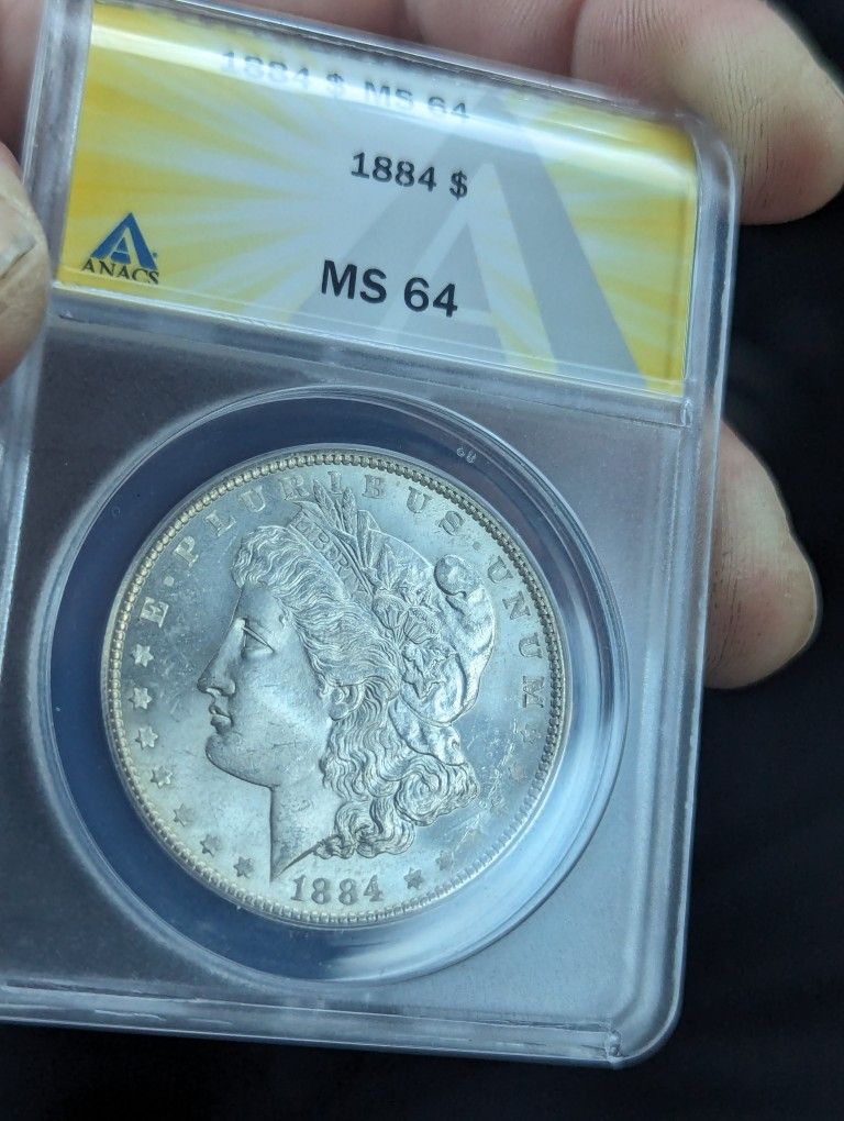 1884 Annex MS64 Morgan Silver Dollar