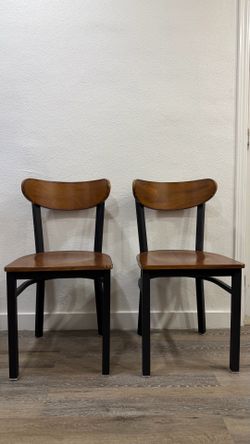 MCM chairs pair