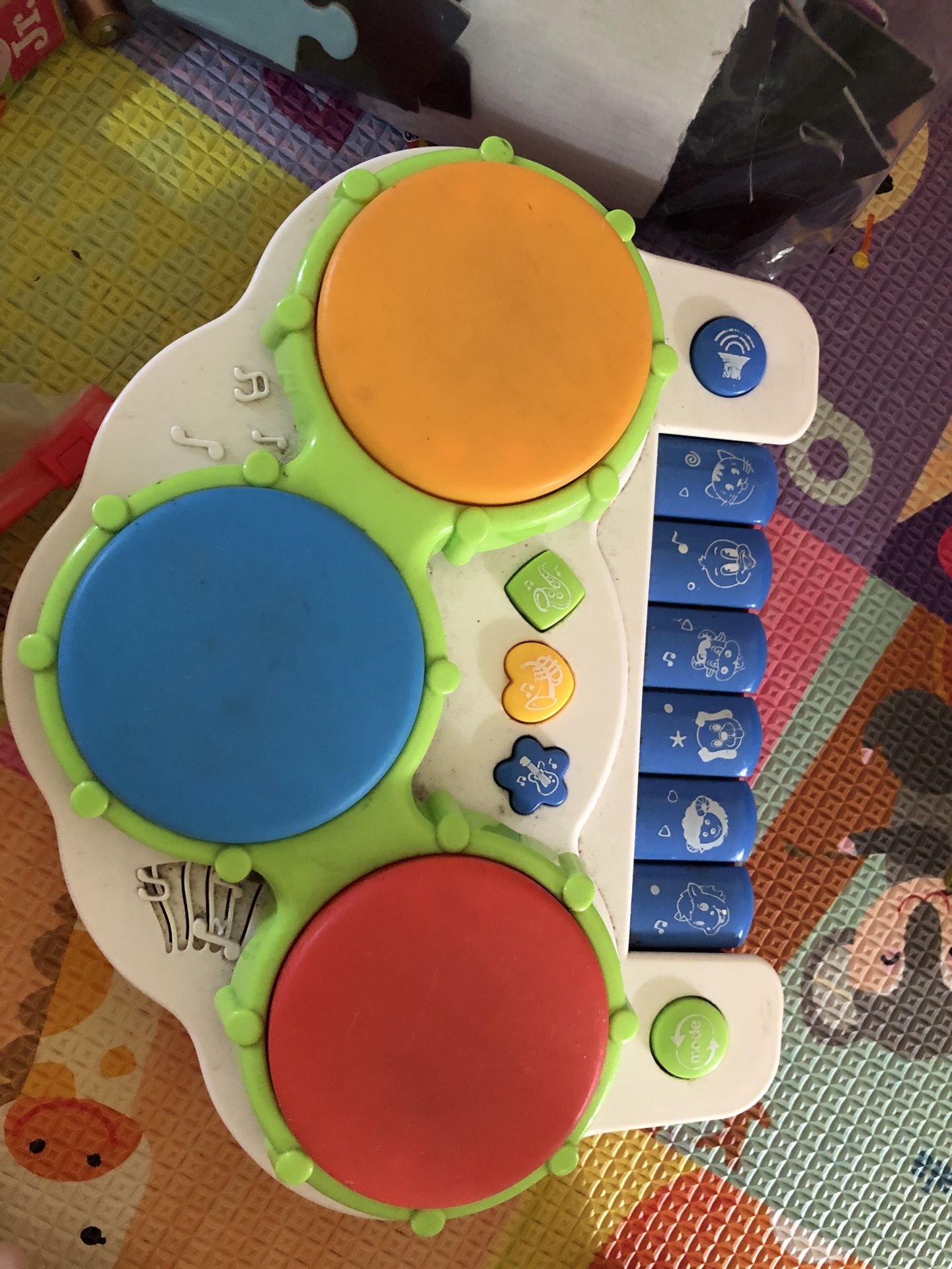 KingsDragon Baby Musical Keyboard Piano Drum Set