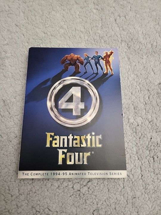 Fantastic Four Complete Animated Television Series 1994-95 Cartoon 4 Disc DVD(AB