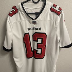 Men's Tampa Bay Buccaneers Mike Evans Nike White White Game Jersey