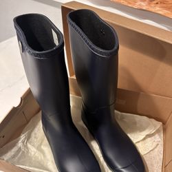 UGG Shelby Matte Navy Waterproof Rain Boots — Women’s US 8 