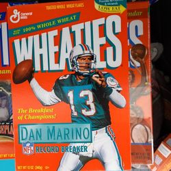 Wheaties Boxes with Sports Figures