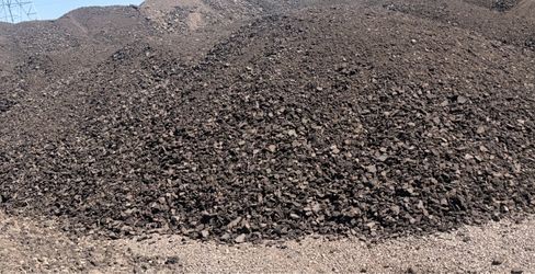 Asphalt millings crushed asphalt