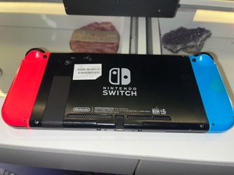 Nintendo Switch Console Neon Red Blue
