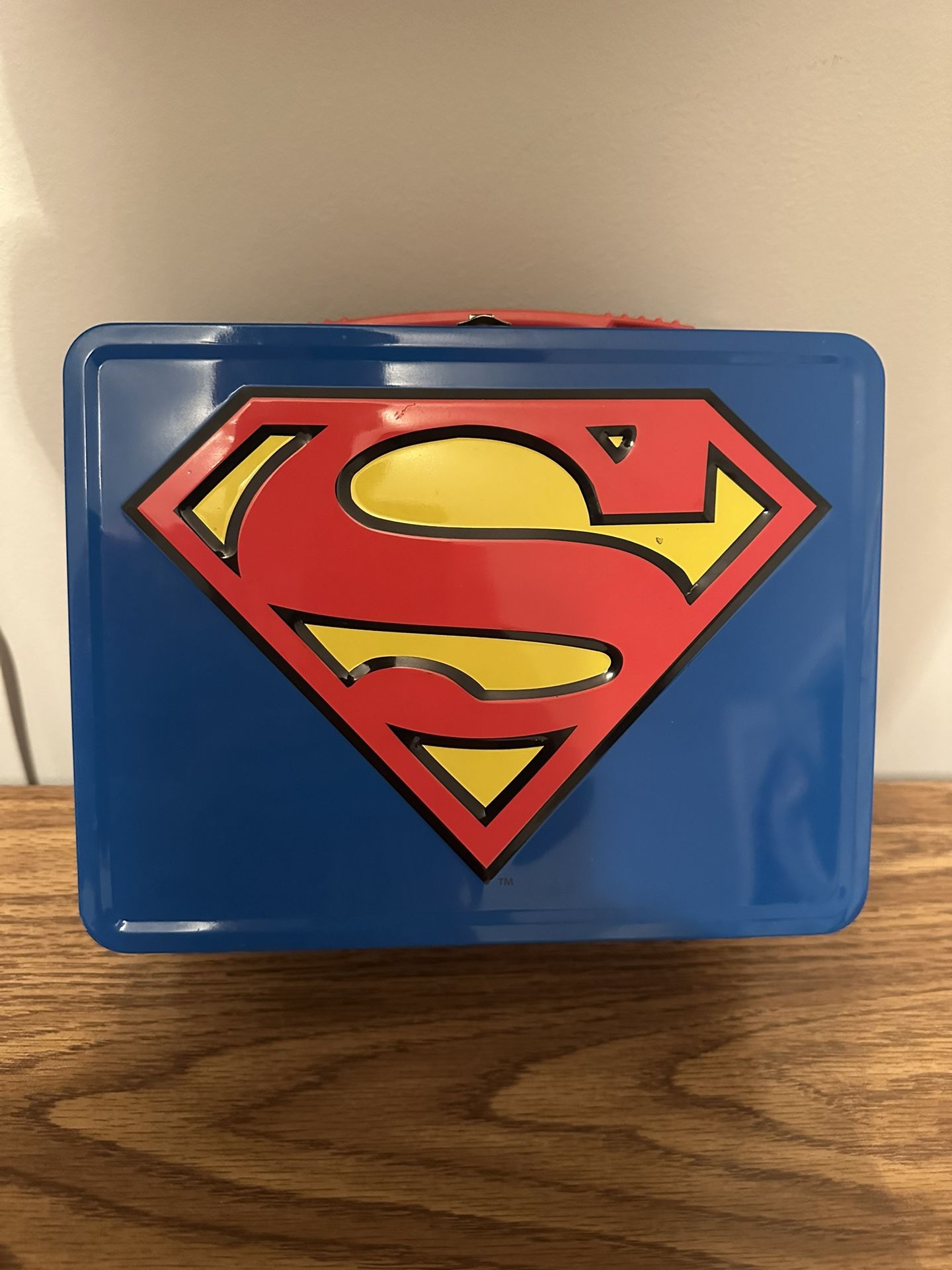 Metal Superman Lunch Box