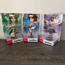 Kid Icarus 3 pack amiibo NEW Nintendo Switch