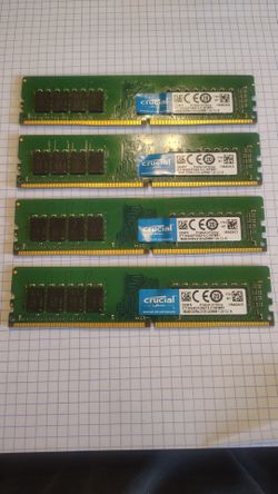 4x16GB ddr4-2133 (64gb total, matched set)