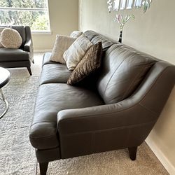 Leather Sofa Set 