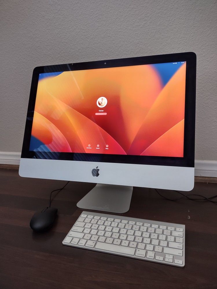 iMac 21.5" 2017 Intel i5 8GB RAM 1TB HDD MacOS Apple Computer