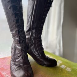 Miz Mooz knee high boots- size 9