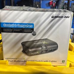 2-PortMultimedia KVMP Switch With Cables