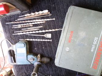 Boschhammer +drill bits