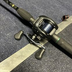 Dobyns Fury 795 Swimbait Rod With Daiwa Tatula 200 Lefty