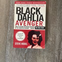 New York Times, Best Seller Black Dahlia Avenger By Steve Hodel