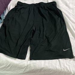 Almost new Nike Black Jersey Shorts
